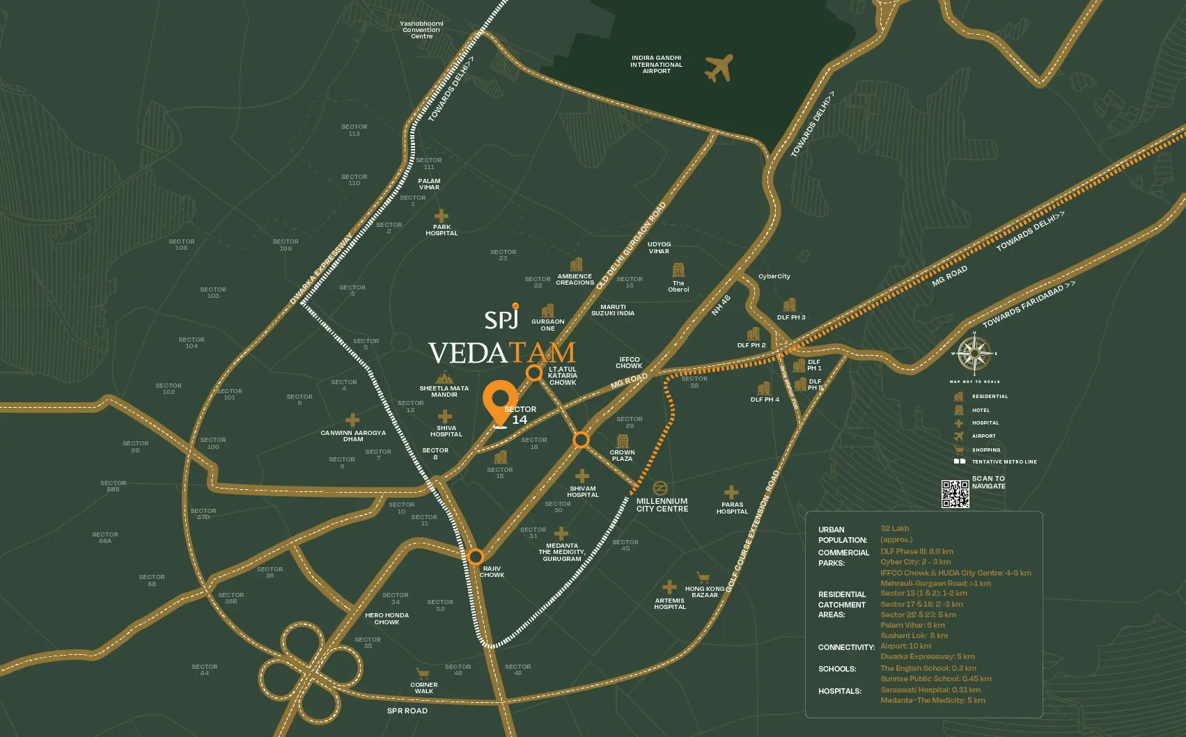 Location Map of SPJ Vedatam