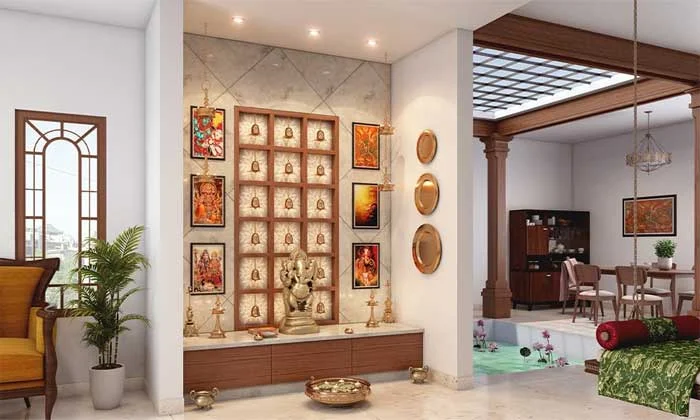 2BHK apartemnent pooja room